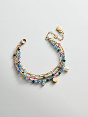 Rowan Semi-Precious Layered Bracelet - Positano