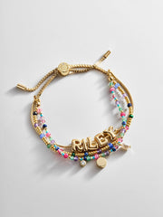 Rowan Semi-Precious Custom Layered Bracelet - Positano