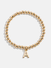 Dangle Charm Initial Pisa Bracelet - Gold