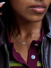 Varsity Number Custom Necklace - One Silver Station
