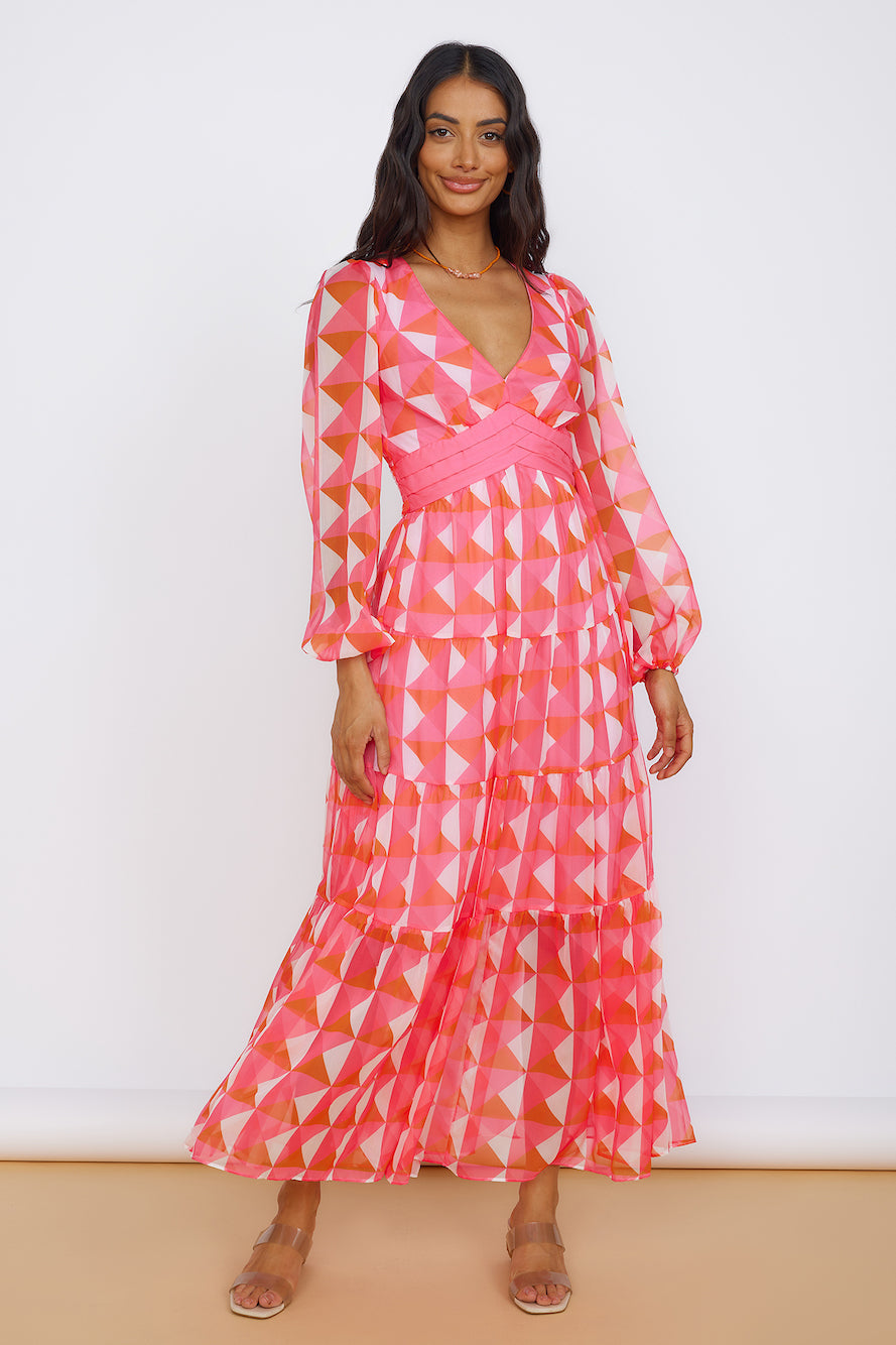 Delightful Dream Maxi Dress Pink