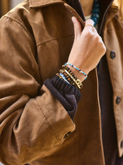 Energy Aligned Evil Eye Bracelet Set - Tiger's Eye