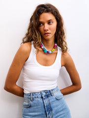 Jane Beaded Necklace - Multi Bead