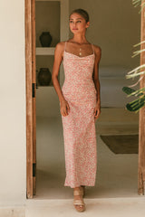 In The Air Maxi Dress Pink