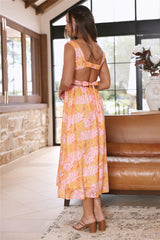 Salty Sundays Maxi Dress Orange