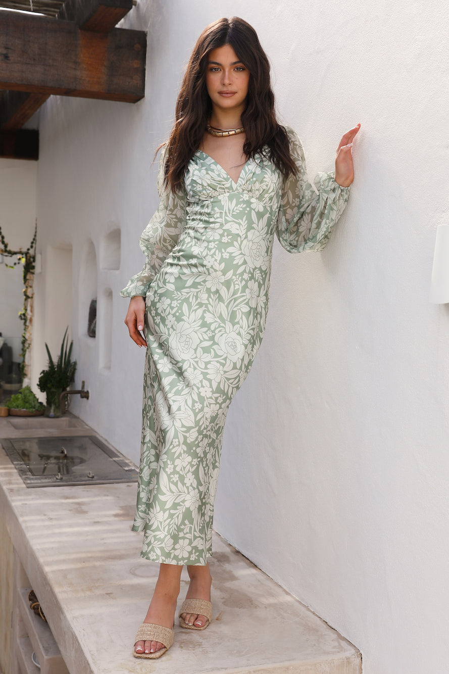 Sweet Serenity Maxi Dress Sage