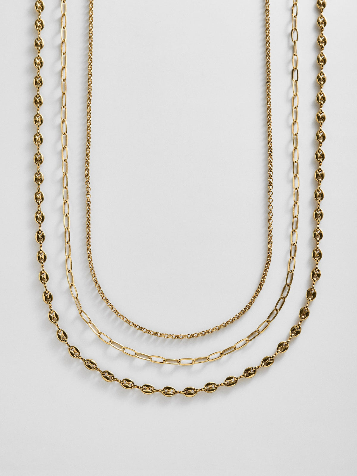 Taylor Waterproof Necklace Set - Gold