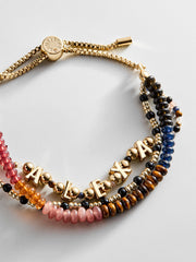 Rowan Semi-Precious Custom Layered Bracelet - Bali