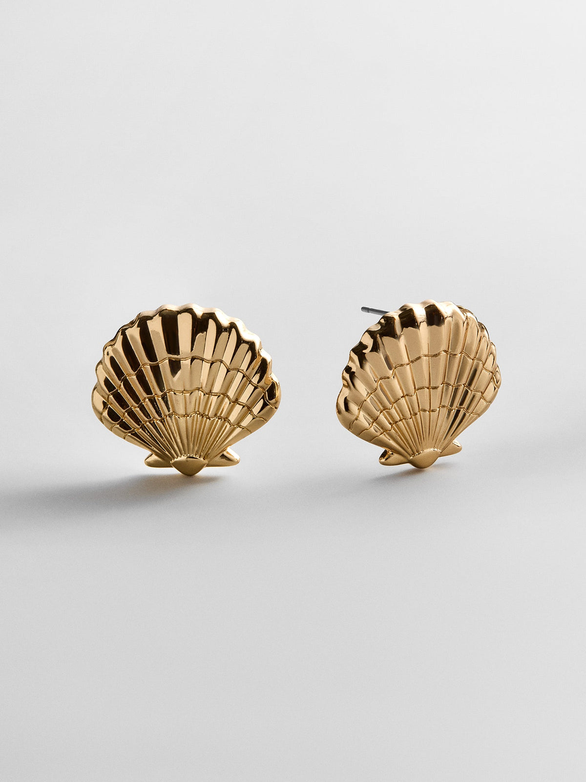 Marina Gold Seashell Earrings - Gold