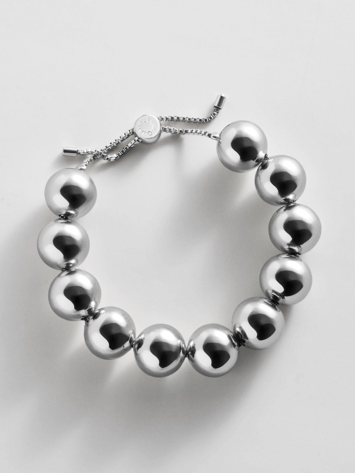 Jane Beaded Bracelet - Silver Bead