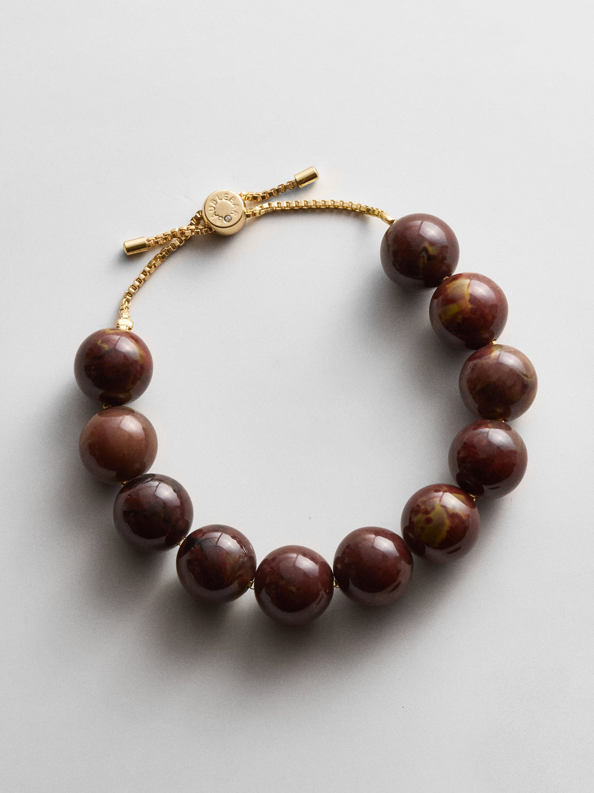 Jane Beaded Bracelet - Chocolate Brown Bead