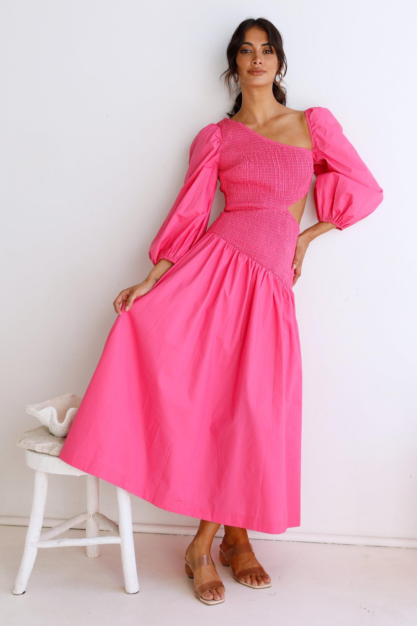 Cheery Maxi Dress Pink