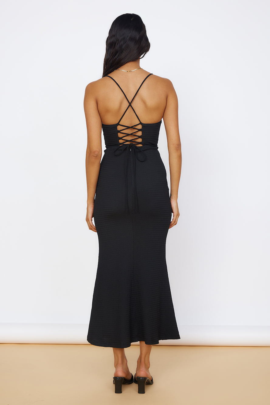 La Bella Vita Maxi Dress Black