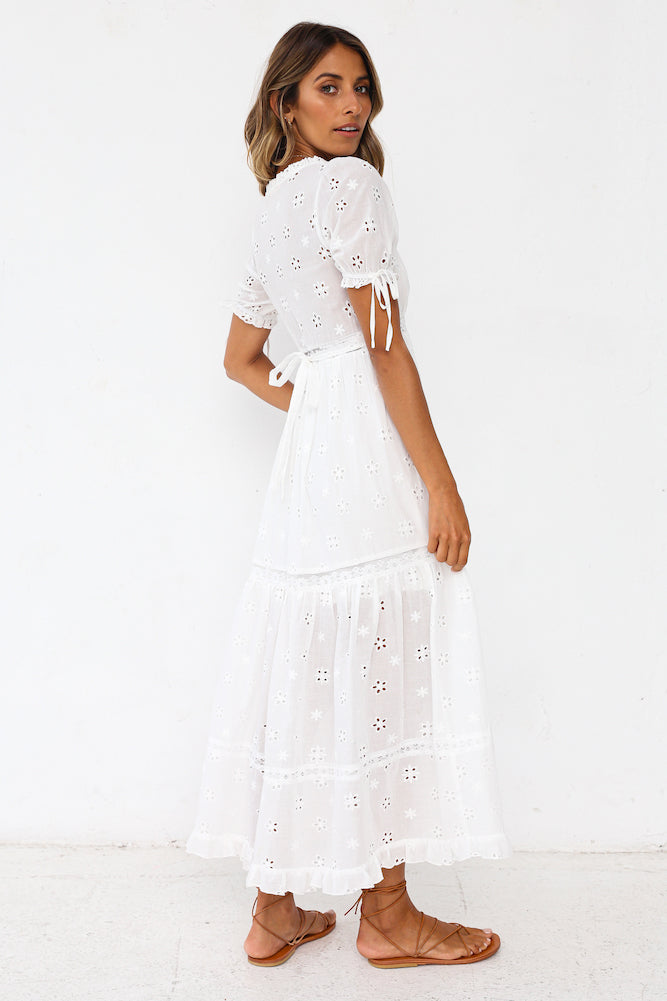 Midrina Maxi Dress White