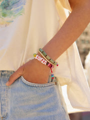Wear Everywhere Waterproof Custom Bracelet - Multi/Tortoiseshell