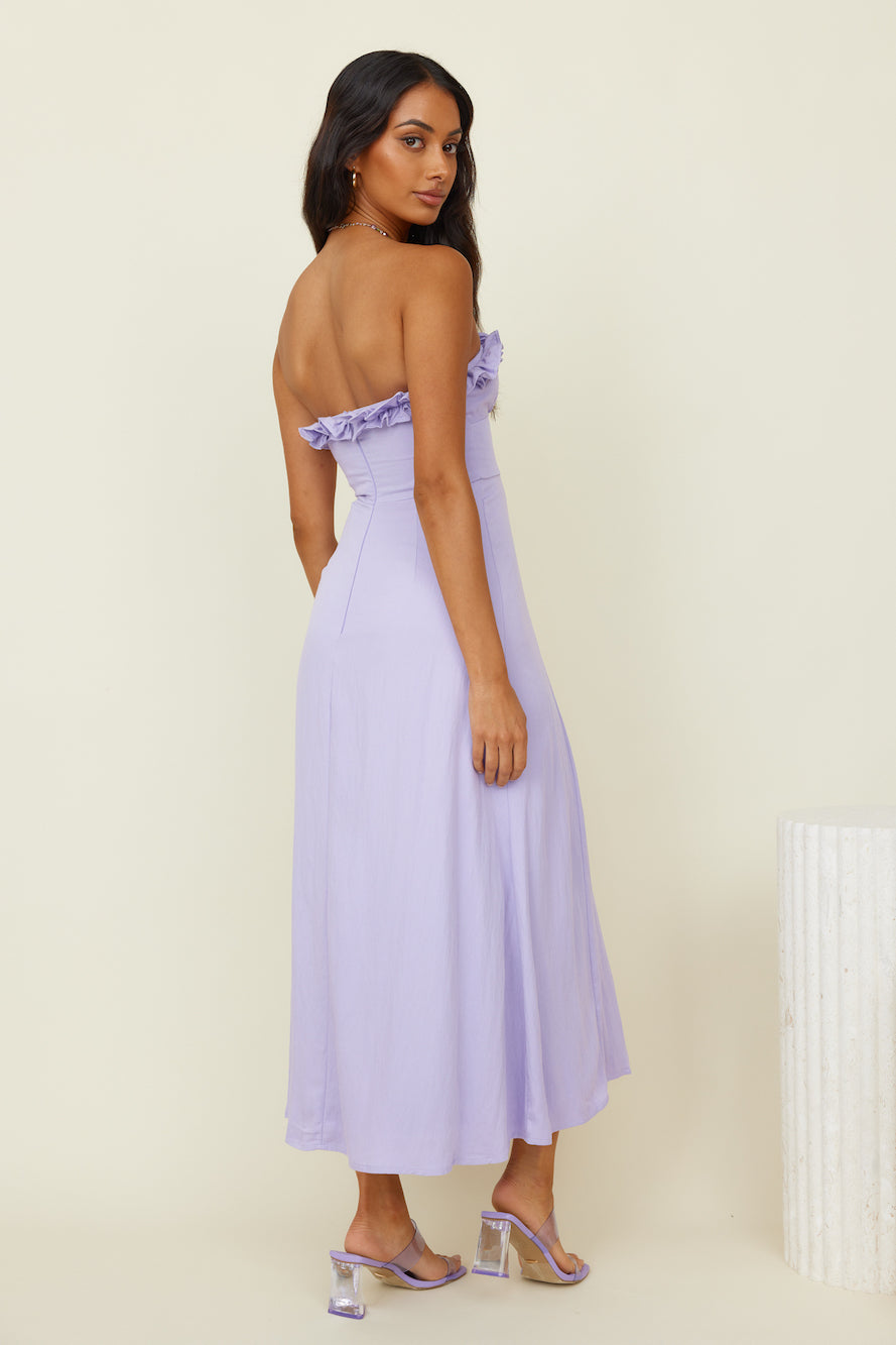 Soft Melody Maxi Dress Purple