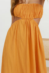 Delphina Maxi Dress Orange