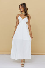 For So Long Maxi Dress White