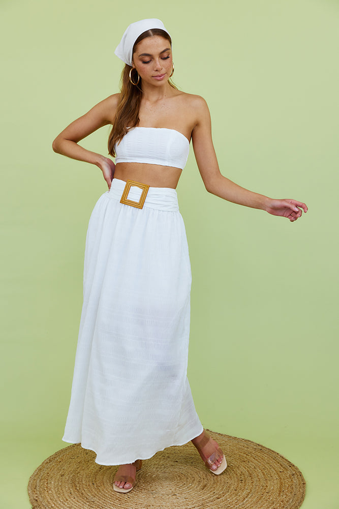 Hundred Years Crop Top White