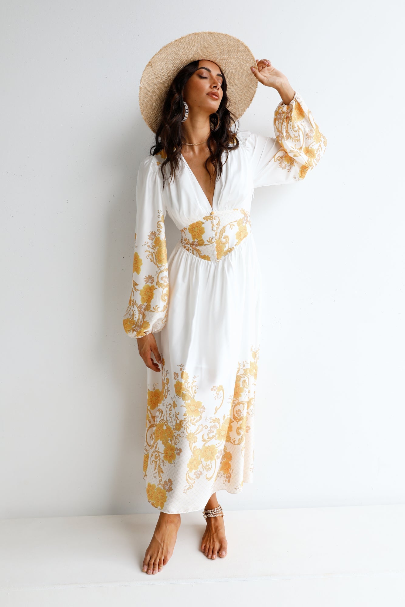 Leila Maxi Dress Floral