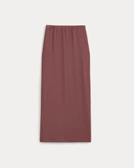 Maxi Skirt In Butterknit | Henna Red