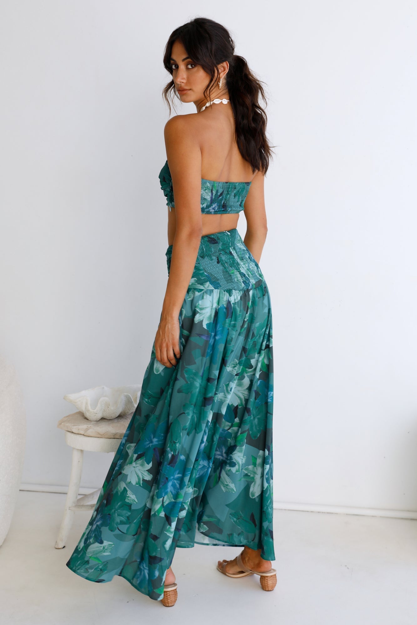 Gift Of Nature Maxi Skirt Green