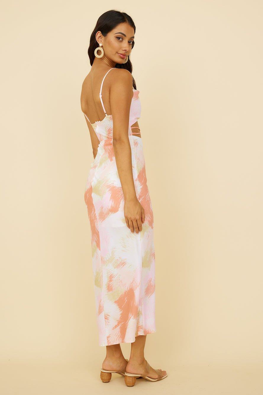 Escape To Paradise Maxi Dress Pink