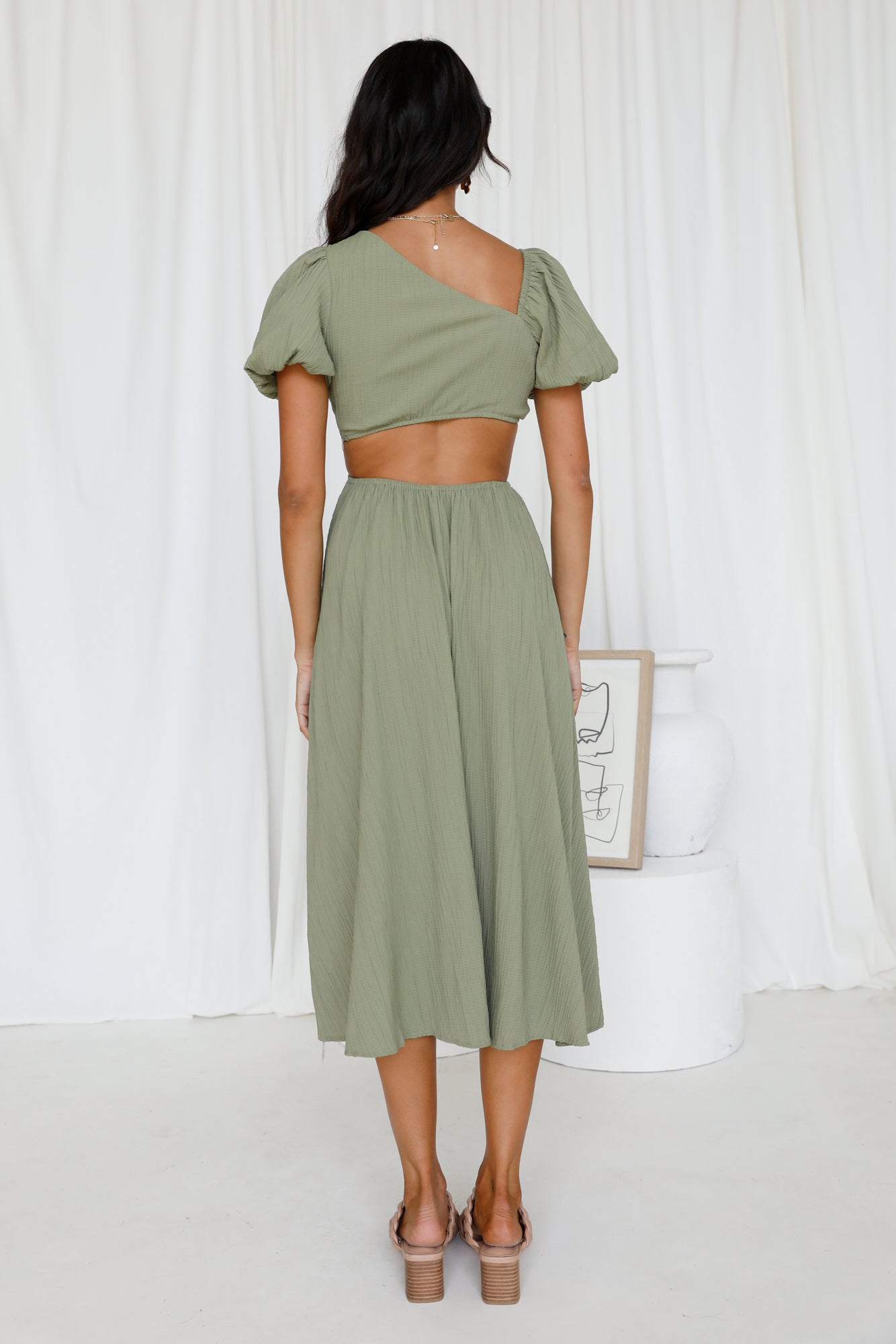 Scent Of Jasmine Maxi Dress Green