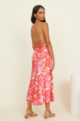 Crystal Clear Maxi Dress Pink