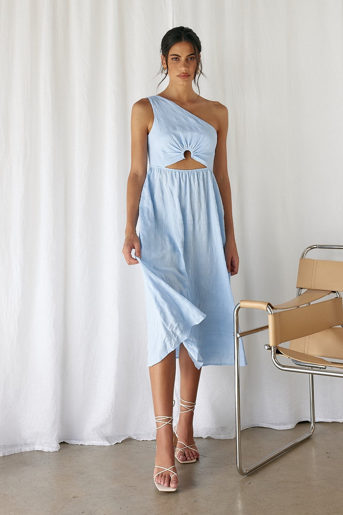 Dive In Maxi Dress Blue