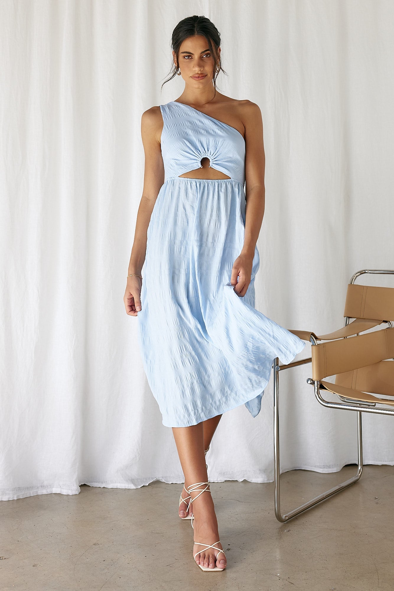 Dive In Maxi Dress Blue