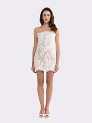 Mara Strapless White Dress
