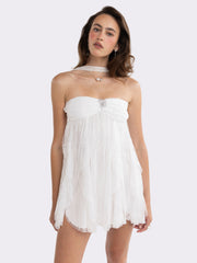 Lily Halter White Dress