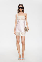 Kiss & Tell Mini Dress - Soft Pink