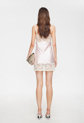 Kiss & Tell Mini Dress - Soft Pink