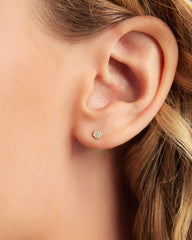 Diamond Pavé Studs