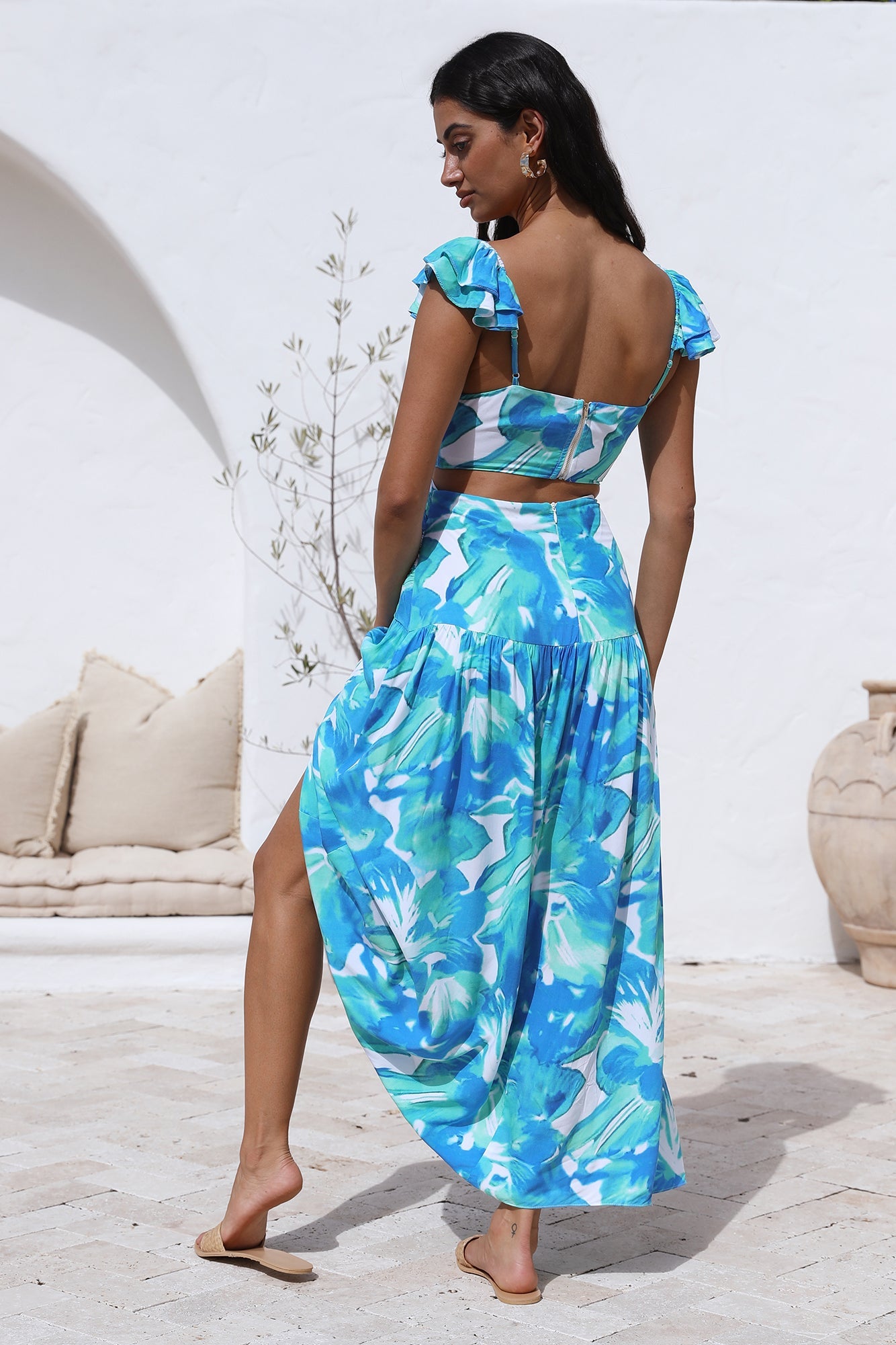 From Heaven Maxi Dress Blue