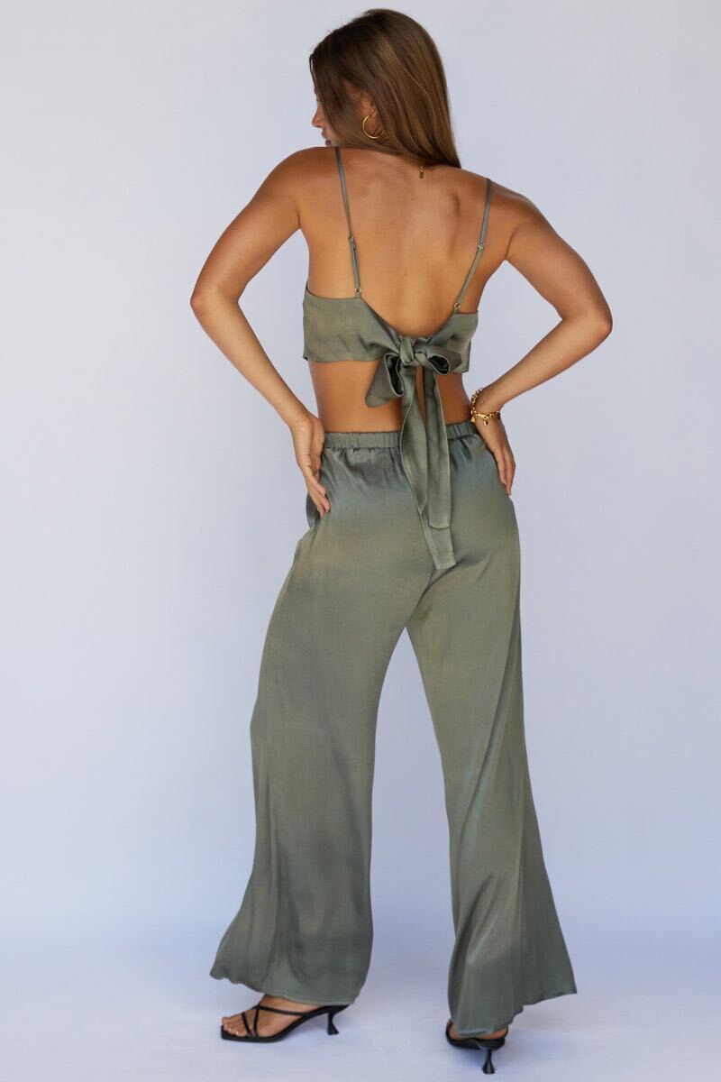 SNDYS Marilyn Top Khaki