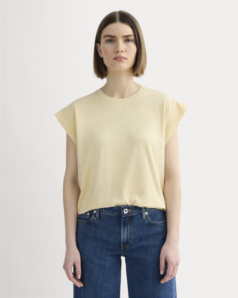 The Muscle Tee In Essential Cotton | Banana Crepe