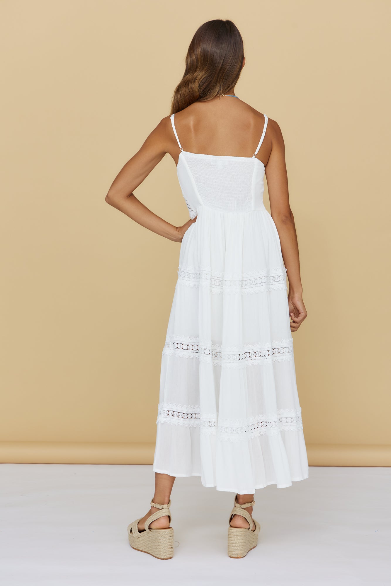 Looking For Something Maxi Dress White