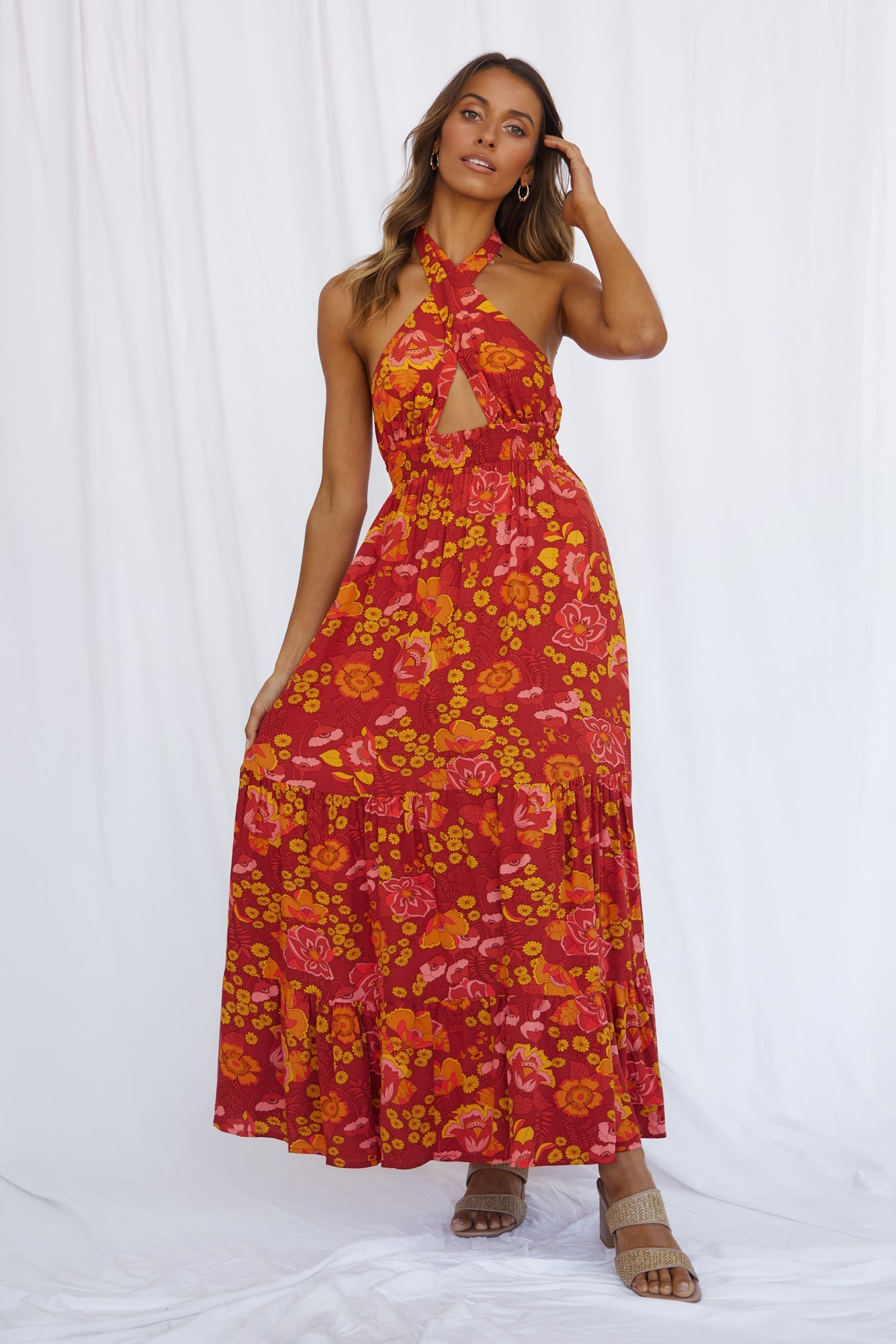 My Sunshine Maxi Dress Red