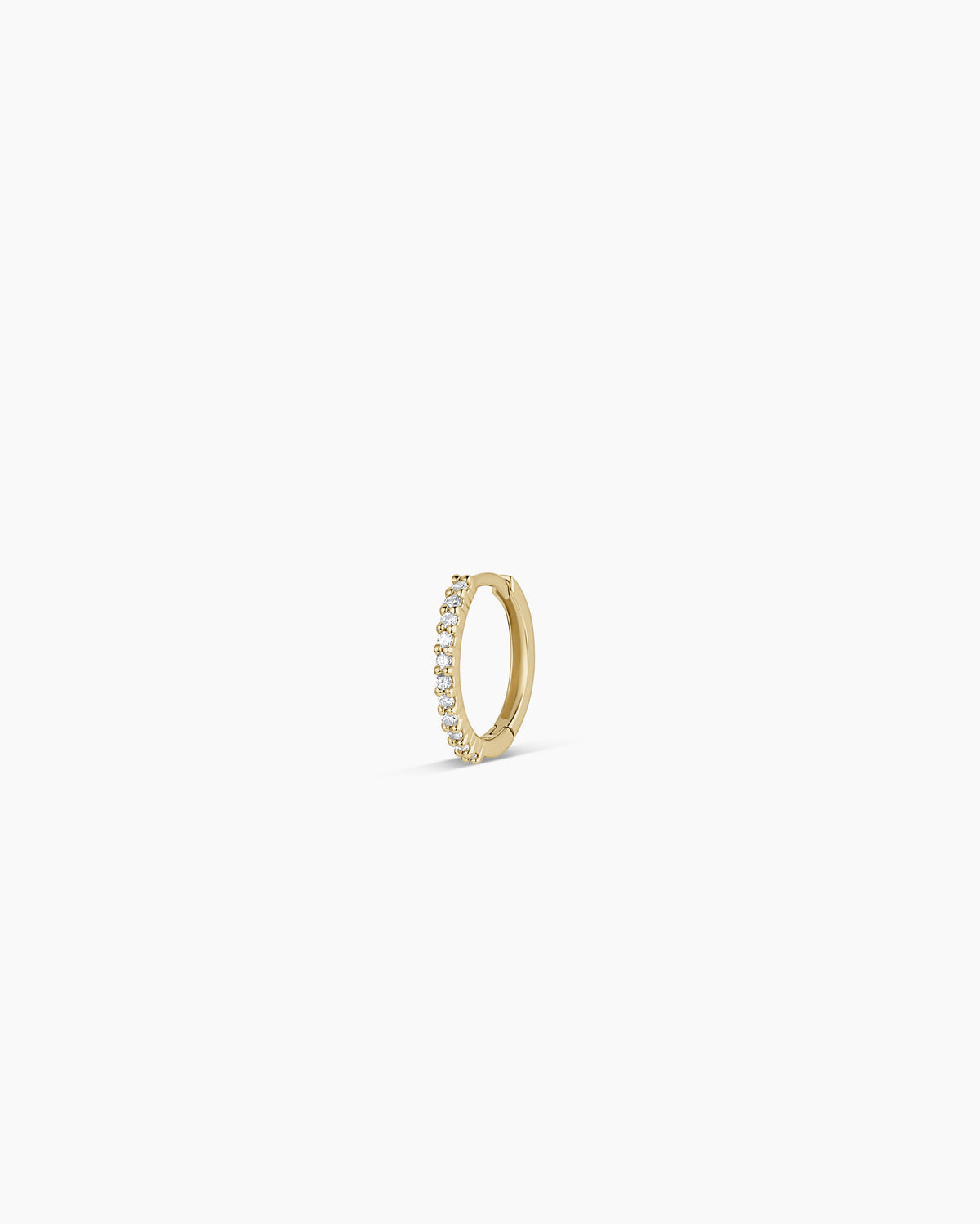 Diamond Pavé Single Huggie