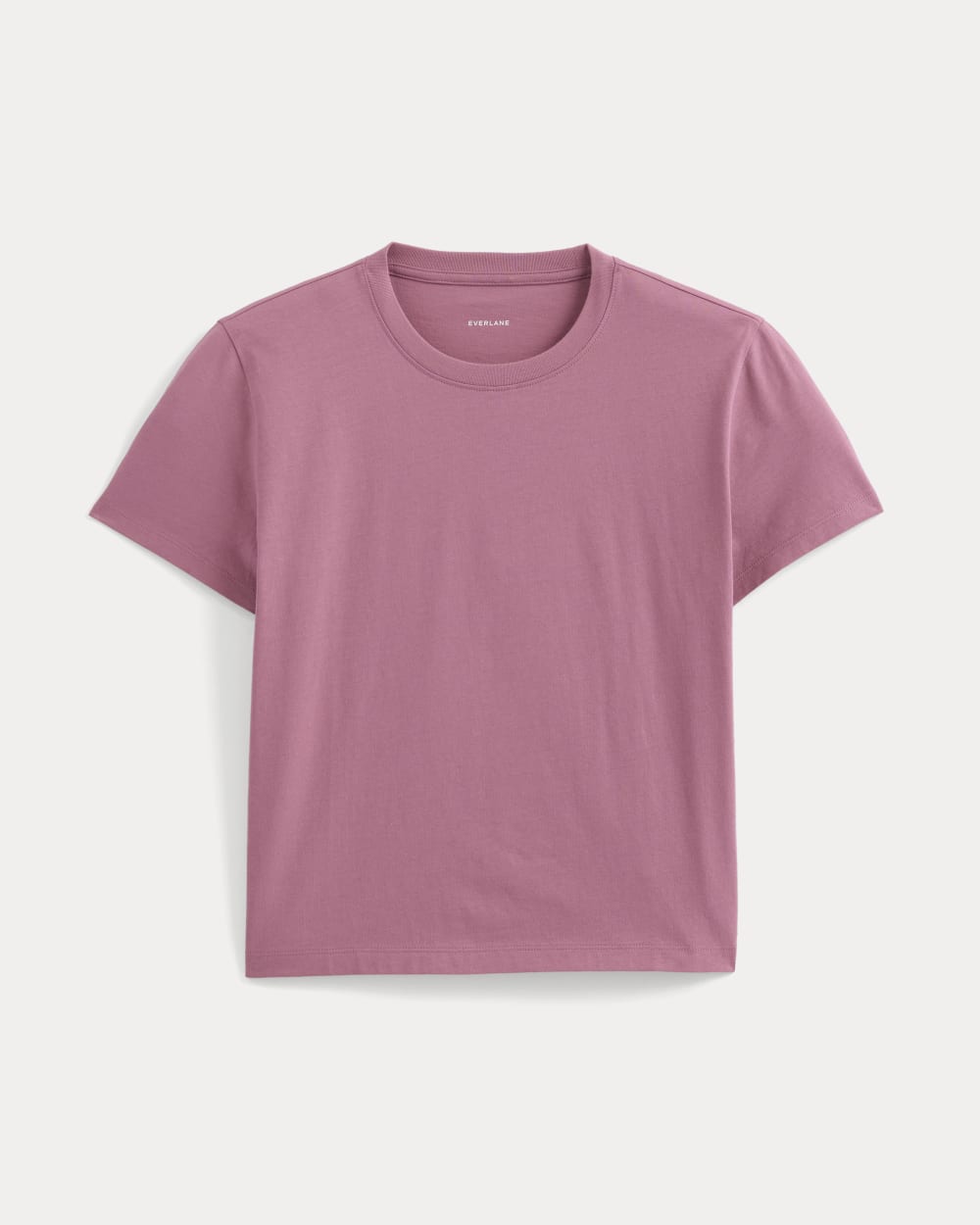 The Box-Cut Tee In Essential Cotton | Heather Rose | No Pocket