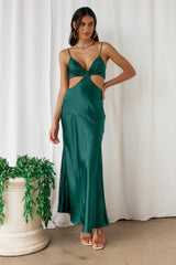 City Sunset Maxi Dress Forest Green