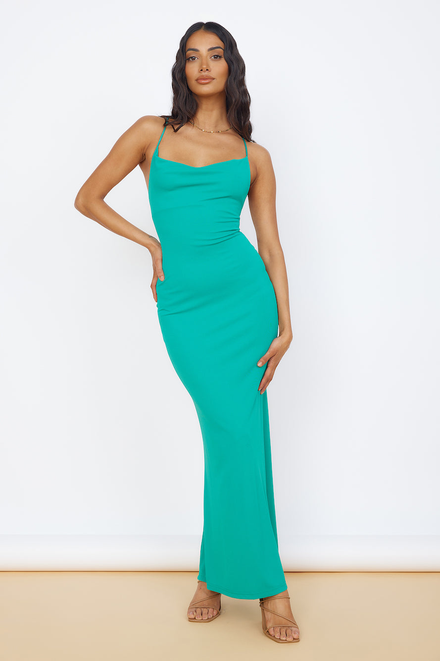 Pure Delight Maxi Dress Green