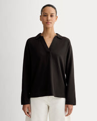 The Mariner Rugby Top | Black