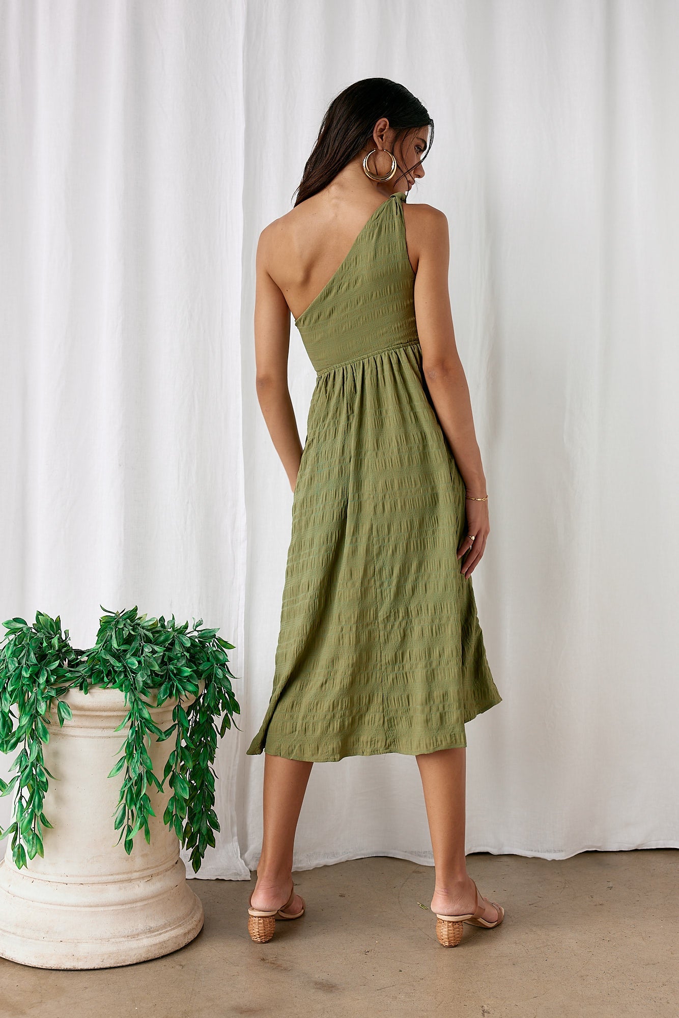 Dive In Maxi Dress Green