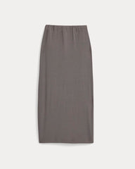 Maxi Skirt In Butterknit | Charcoal Grey