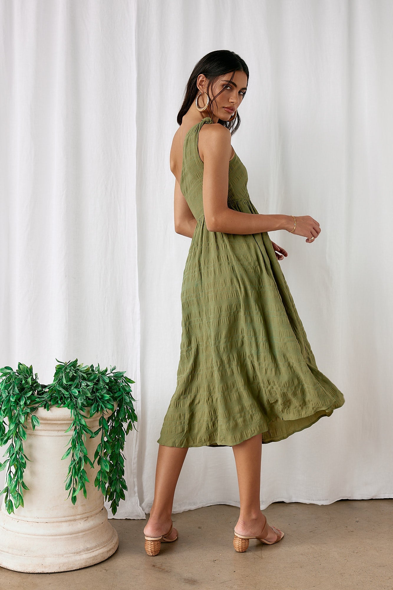 Dive In Maxi Dress Green