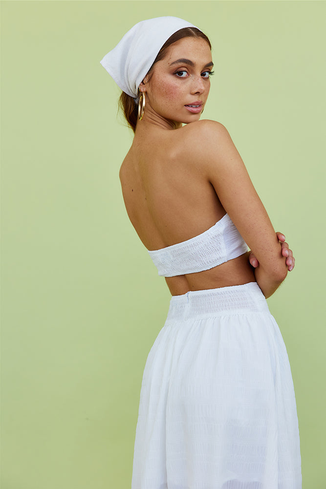 Hundred Years Crop Top White